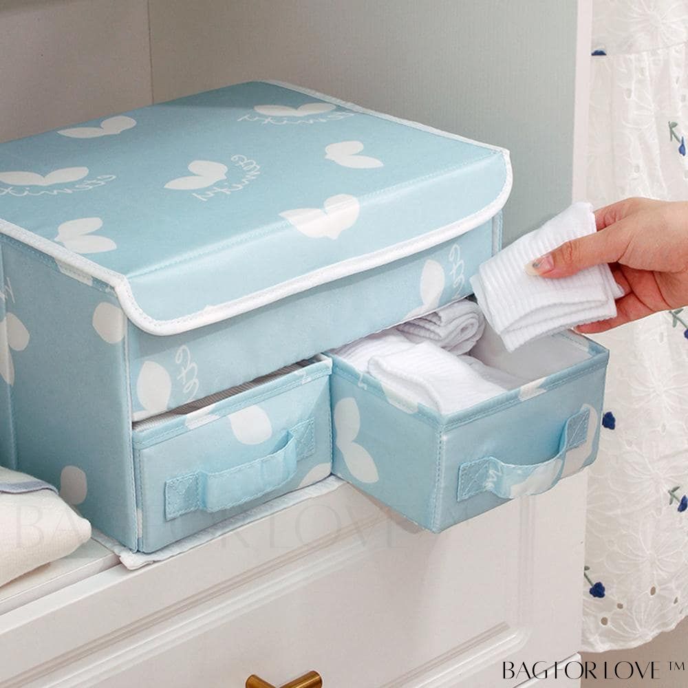 BagForLove - Foldable Non-Woven Fabric Storage Box for Home Organization and Toy Storage
