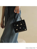 BagForLove - Stylish Rhinestone-Embellished Metallic Mini Handbag for Modern Fashionistas