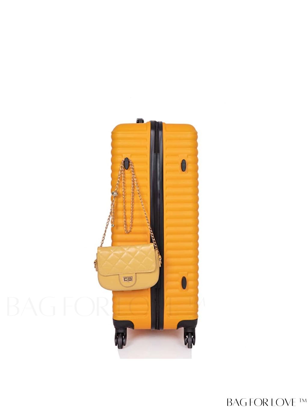 BagForLove - Lightweight 3-Piece ABS Luggage Sets with Hooks - Ideal for Travel and Business (20/24/28in)