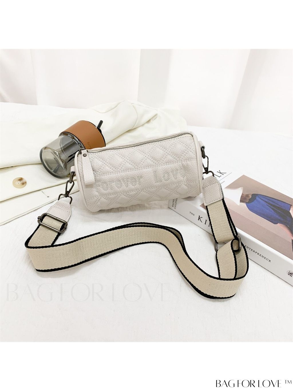 BagForLove - Letter Print Fashion Shoulder Bag - Stylish New Arrival