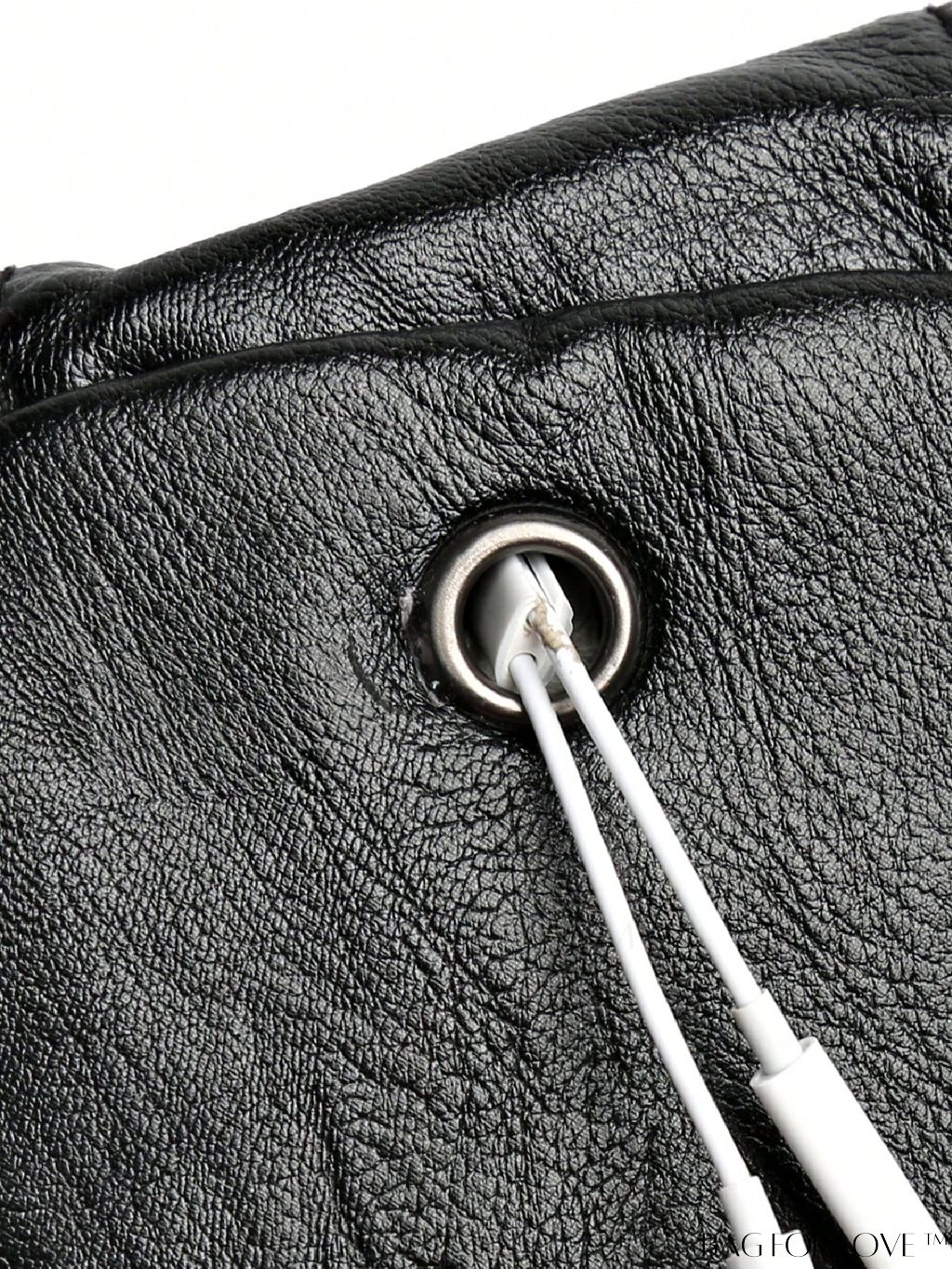 BagForLove - Stylish Black Studded Sling Bag with Adjustable Strap for Everyday Use