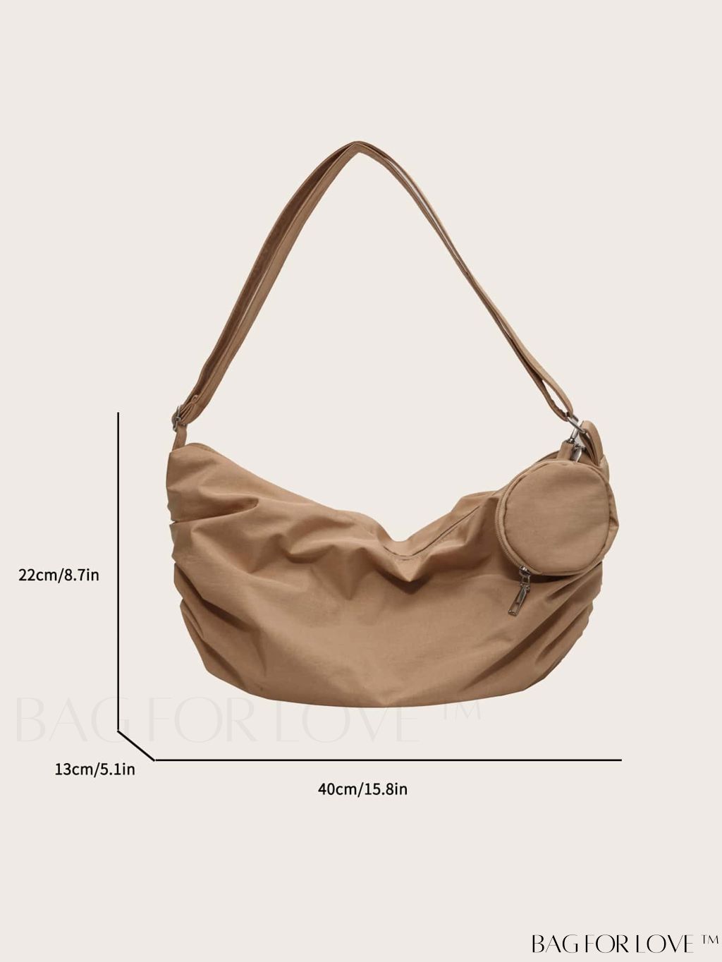 BagForLove - Neutral Stylish Shoulder Bag with Ample Capacity and Coin Purse