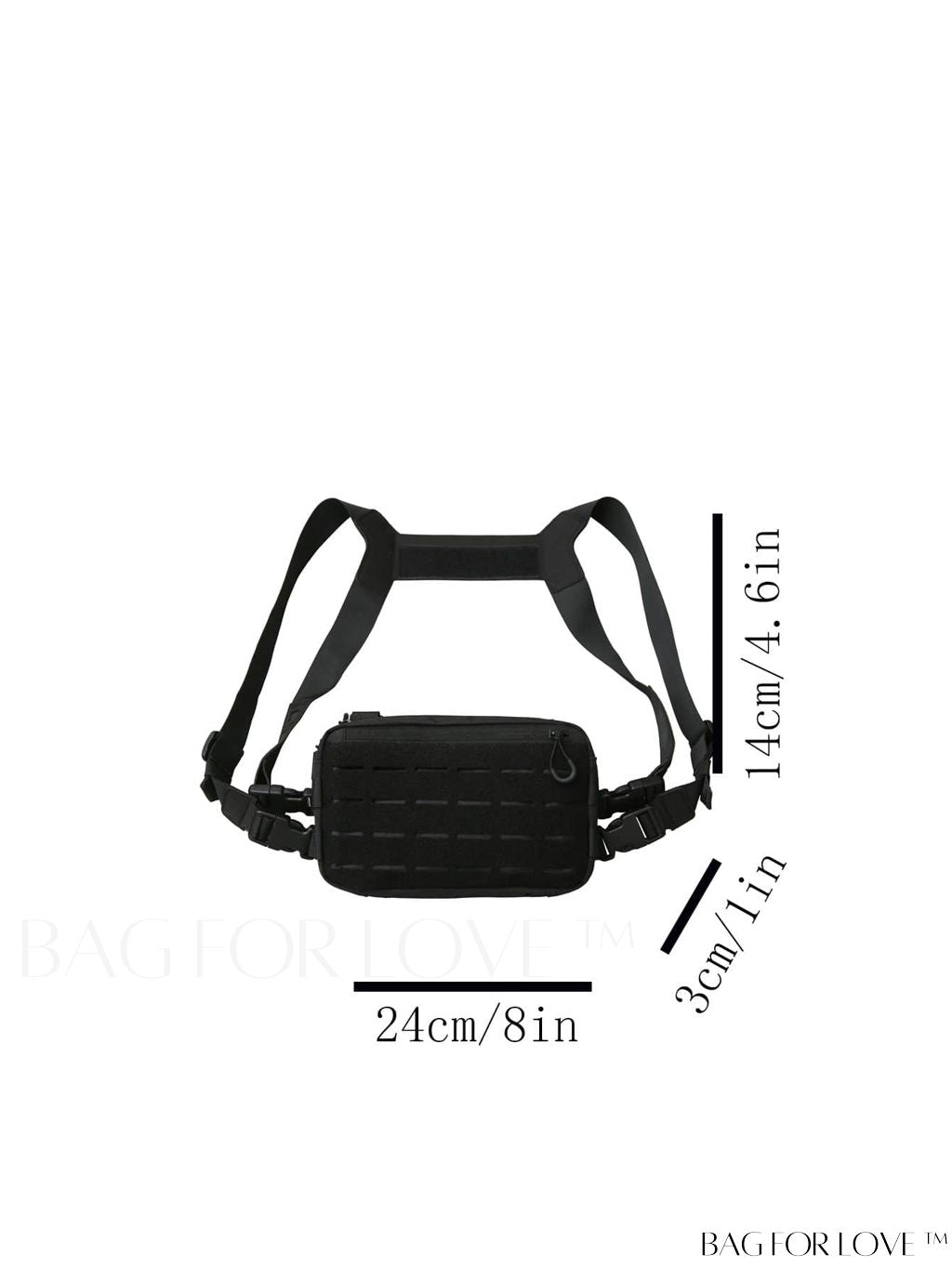 BagForLove - High-Capacity Unisex Waist Bag - Sleek and Spacious