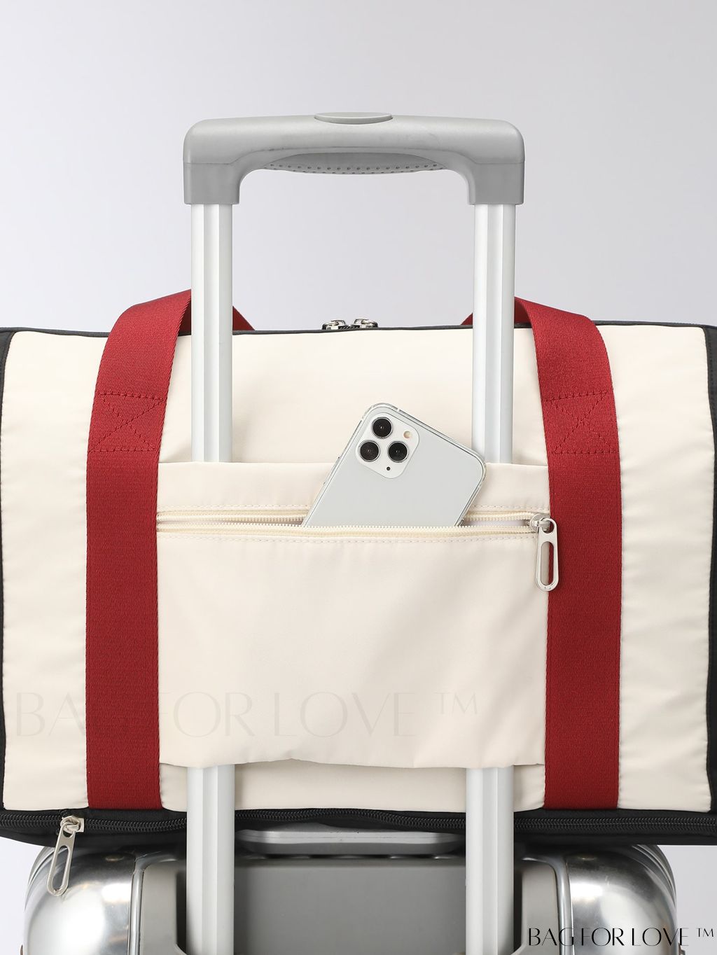 BagForLove - Stylish Expandable Travel Bag adorned with Alphabet Pattern for Ultimate Convenience
