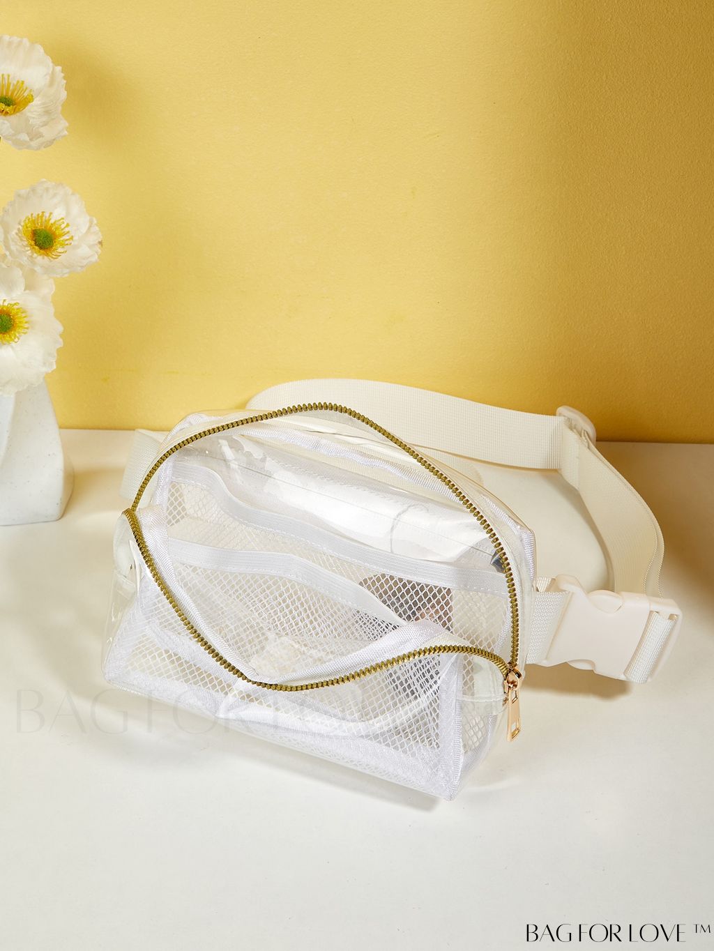 BagForLove - Floral Graphic Mini Fanny Pack - Adjustable Strap, Ideal Mothers Day Gift