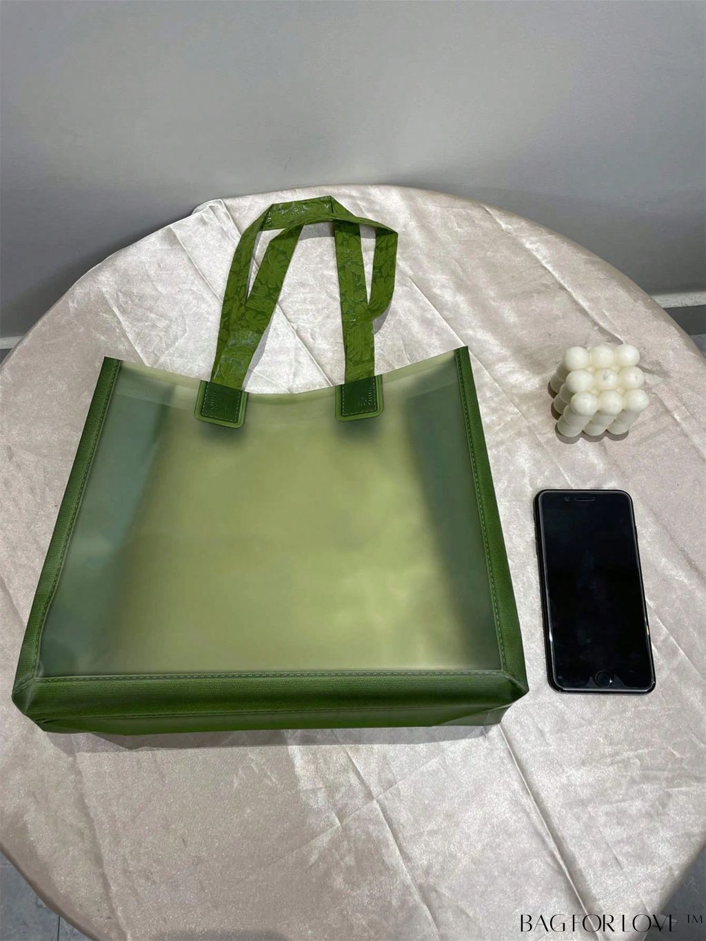 BagForLove - Clear Double Handle Beach Bag - 1pc