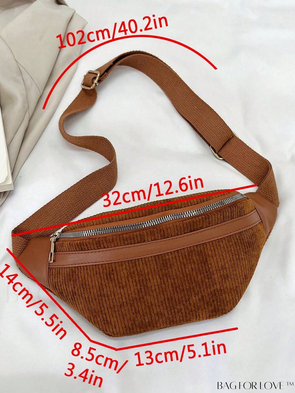 BagForLove - Lightweight Unisex Waist Pack with Green Styling