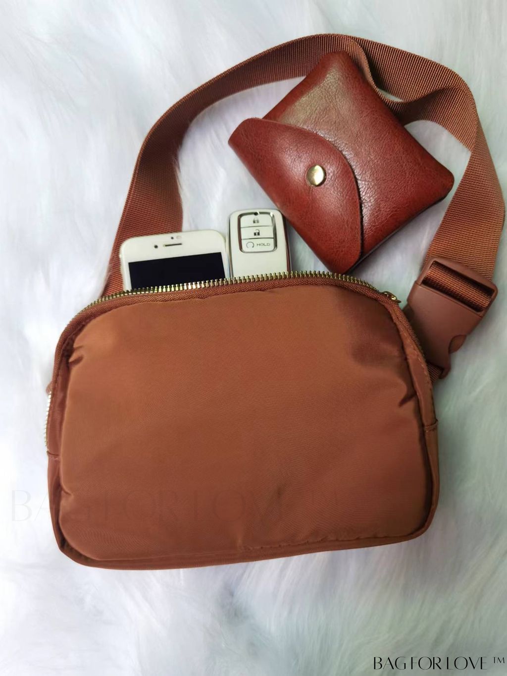 BagForLove - Floral Graphic Mini Fanny Pack - Adjustable Strap, Ideal Mothers Day Gift