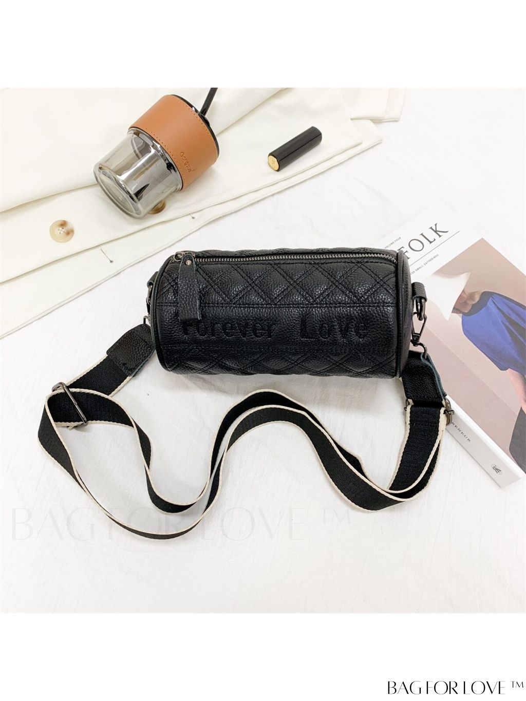 BagForLove - Letter Print Fashion Shoulder Bag - Stylish New Arrival