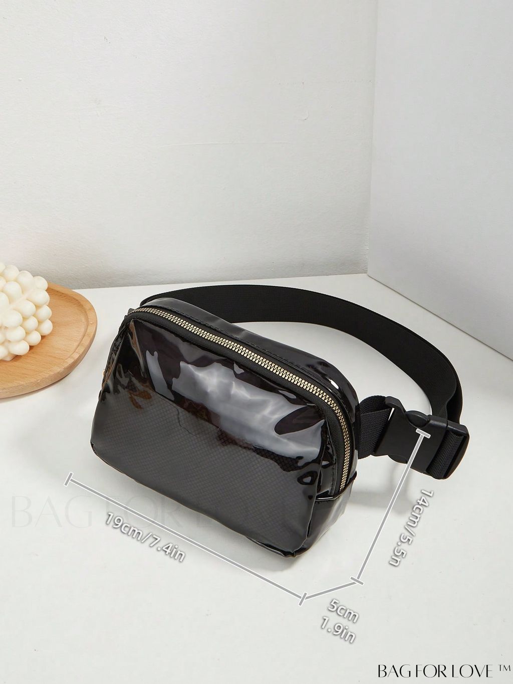 BagForLove - Floral Graphic Mini Fanny Pack - Adjustable Strap, Ideal Mothers Day Gift