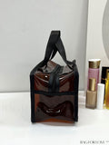 BagForLove - Portable Waterproof Cosmetic Bag with Large Capacity â Transparent and Frosted, Ideal for Travel and Swimming