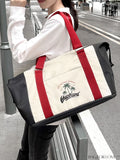 BagForLove - Stylish Expandable Travel Bag adorned with Alphabet Pattern for Ultimate Convenience