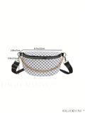 BagForLove - White Chain Decor All-Over Print Fanny Pack for Everyday Use