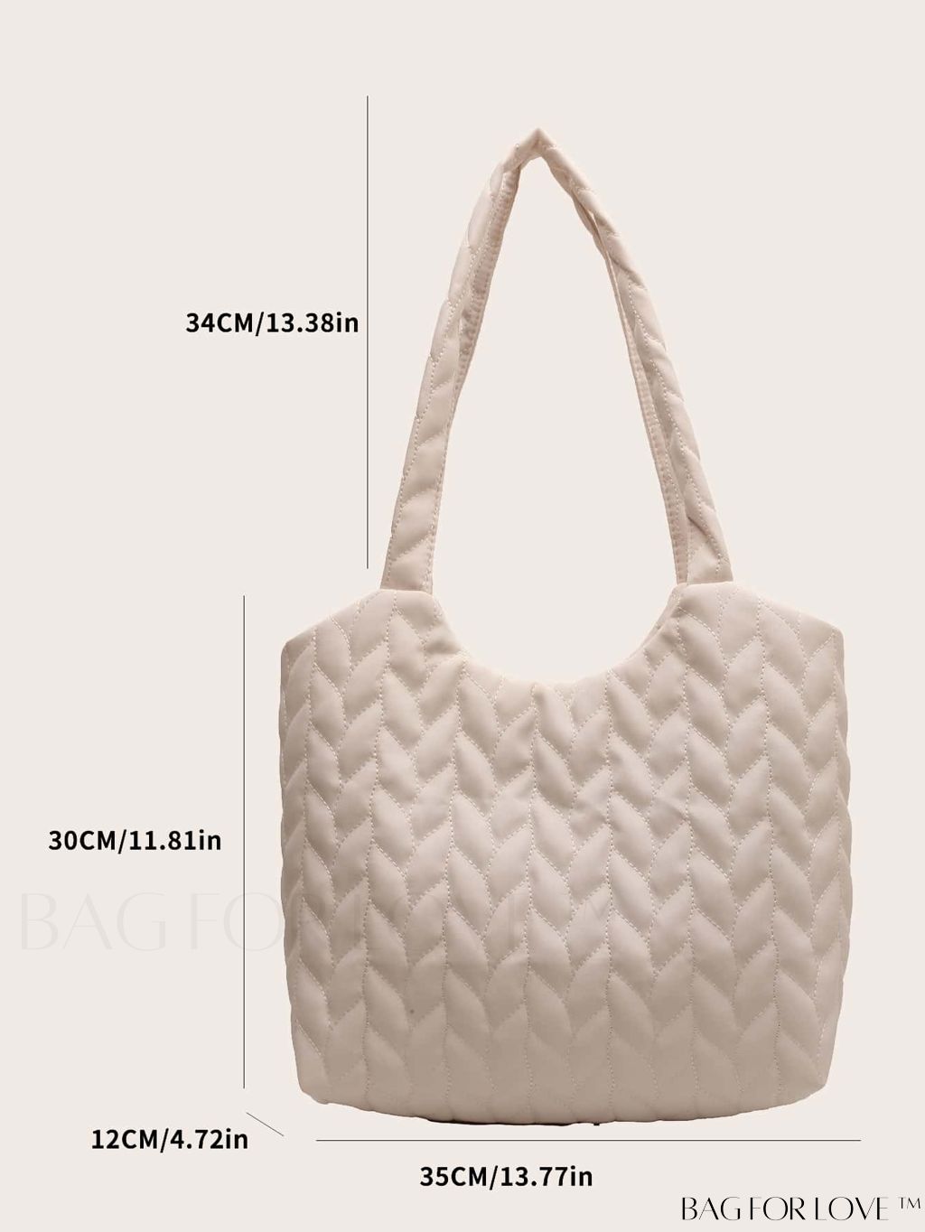 BagForLove - Stylish & Spacious College, University, & High School Tote Bag: Ideal for Outdoors, Travel & School