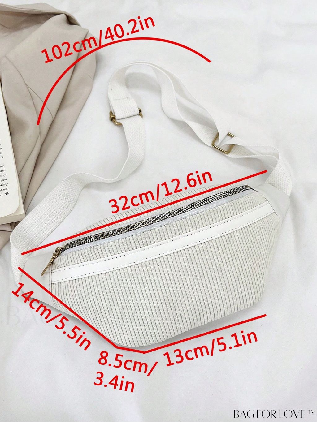 BagForLove - Lightweight Unisex Waist Pack with Green Styling