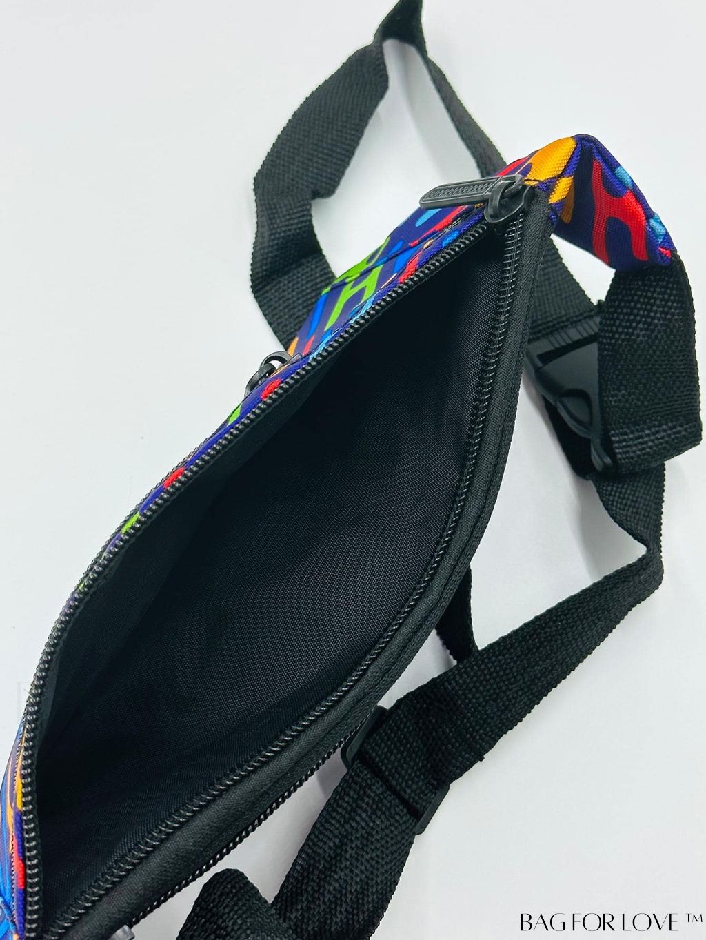 BagForLove - Letter Print Unisex Lightweight Waist Bag - Fashionable and Practical