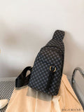 BagForLove - Vintage Zipper Sling Bag - Mini Geometric Pattern Design