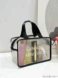 BagForLove - Travel-Friendly Waterproof Cosmetic Bag: Spacious, Transparent, and Versatile