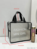 BagForLove - Travel-Friendly Waterproof Cosmetic Bag: Spacious, Transparent, and Versatile