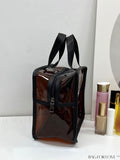 BagForLove - Portable Waterproof Cosmetic Bag with Large Capacity â Transparent and Frosted, Ideal for Travel and Swimming