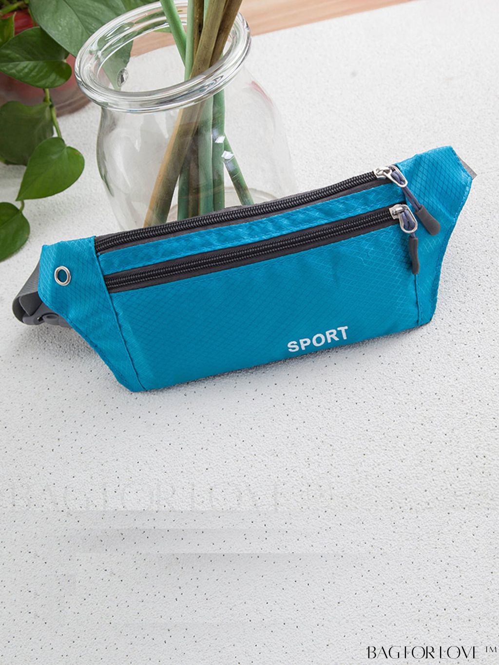 BagForLove - Letter Print Unisex Lightweight Waist Bag - Fashionable and Practical