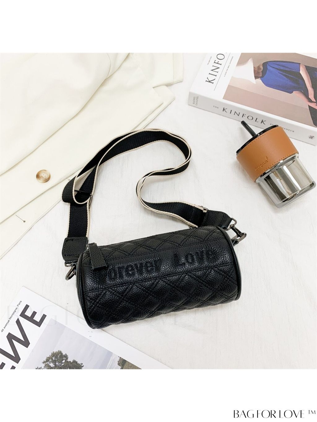 BagForLove - Letter Print Fashion Shoulder Bag - Stylish New Arrival