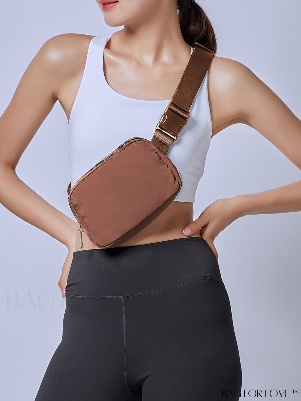 BagForLove - Floral Graphic Mini Fanny Pack - Adjustable Strap, Ideal Mothers Day Gift