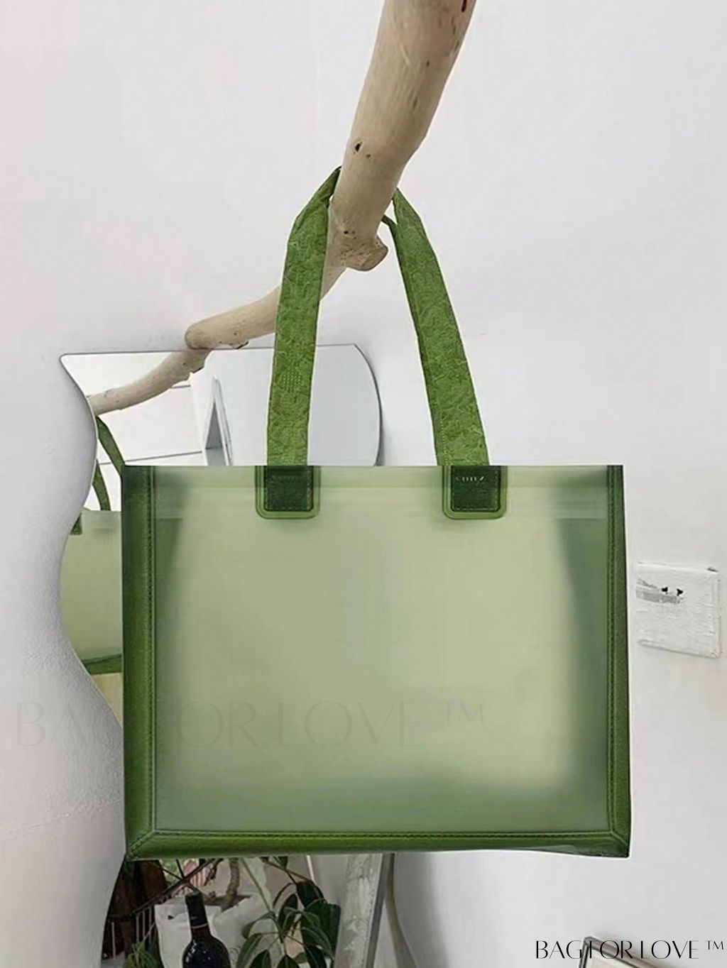 BagForLove - Clear Double Handle Beach Bag - 1pc