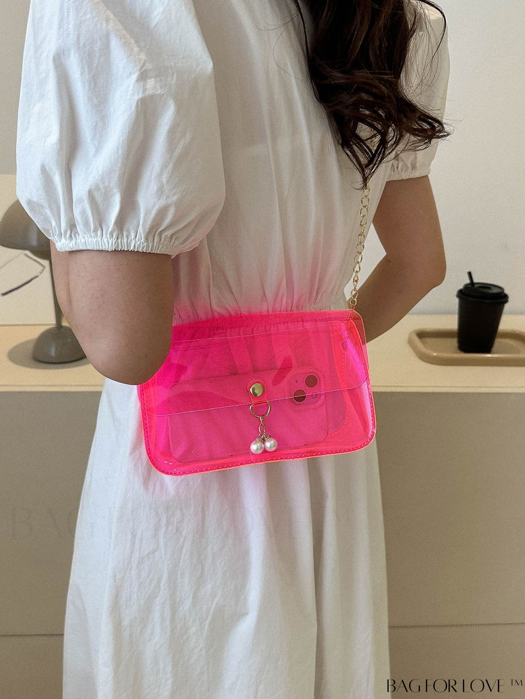 BagForLove - New Arrival: Mini Flap Shoulder Bag with Faux Pearl Embellishment