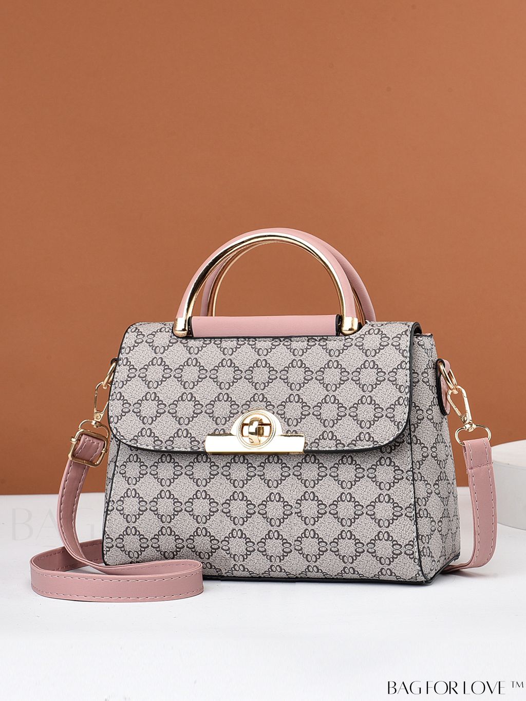 BagForLove - Chic Womens Square Crossbody Bag with Trendy Print Design