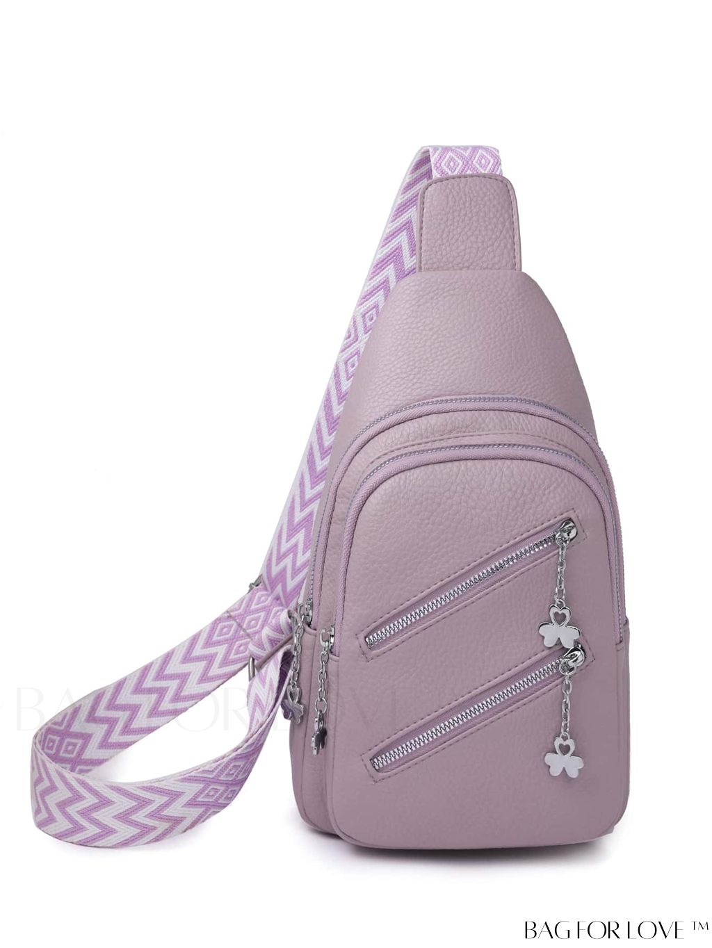 BagForLove - Compact Womens Waist Bag with Dual Zippers and Multiple Pockets