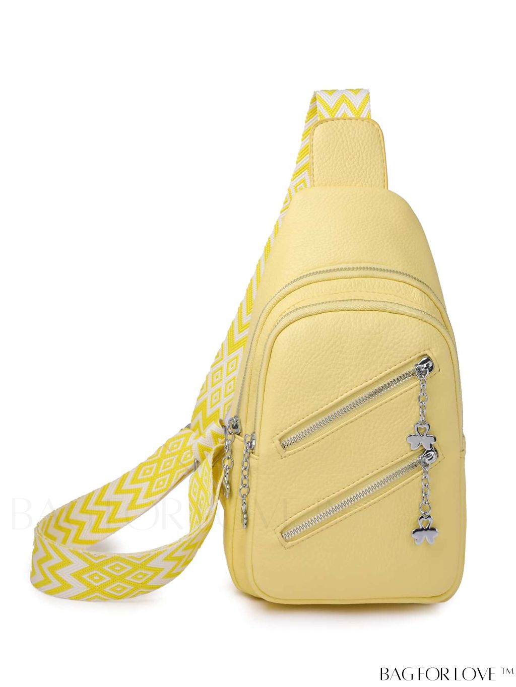 BagForLove - Compact Womens Waist Bag with Dual Zippers and Multiple Pockets