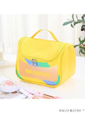 BagForLove - Waterproof PVC Toiletry Bag - Large Capacity, Portable and Two-toned Design