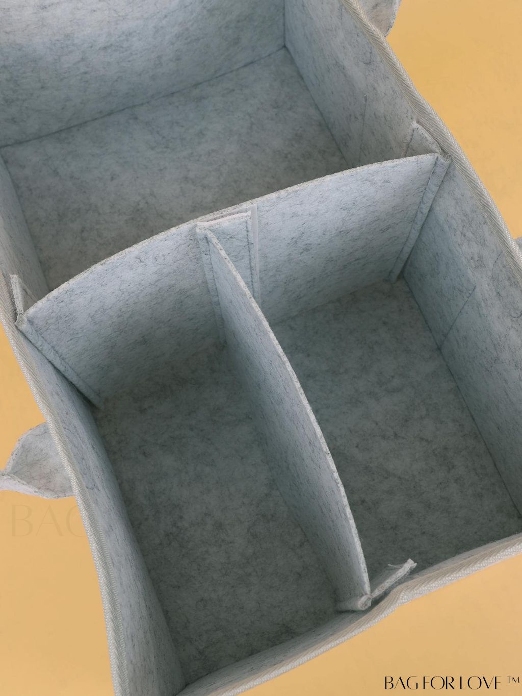 BagForLove - Felt Handbag Organizer: Versatile, Foldable Storage Case for Women in 1pc