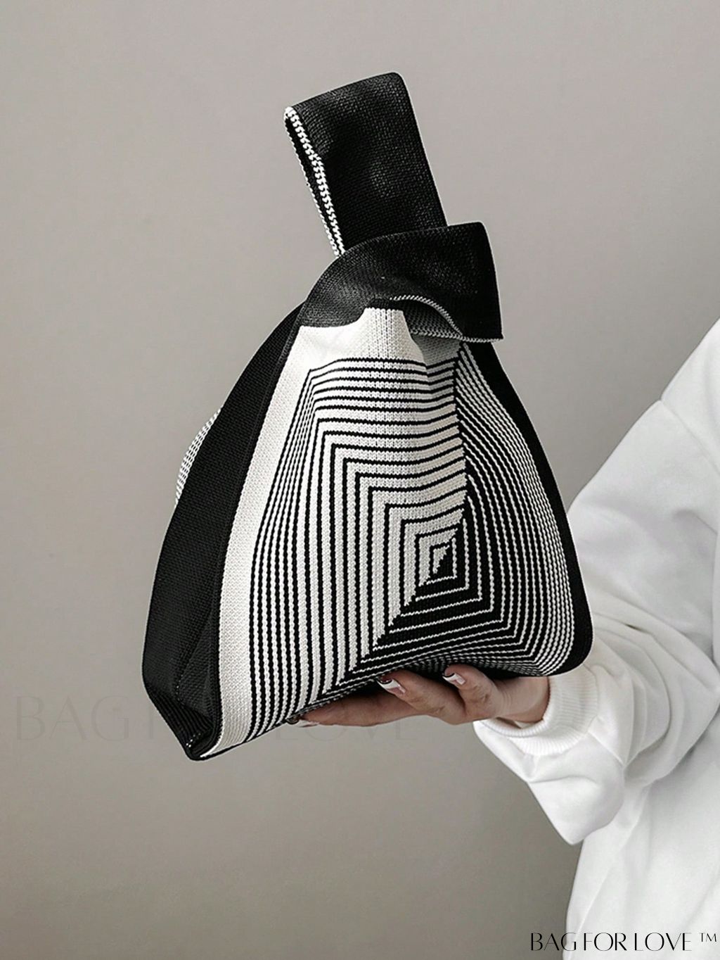 BagForLove - Compact Geometric Satchel with Twin Handles