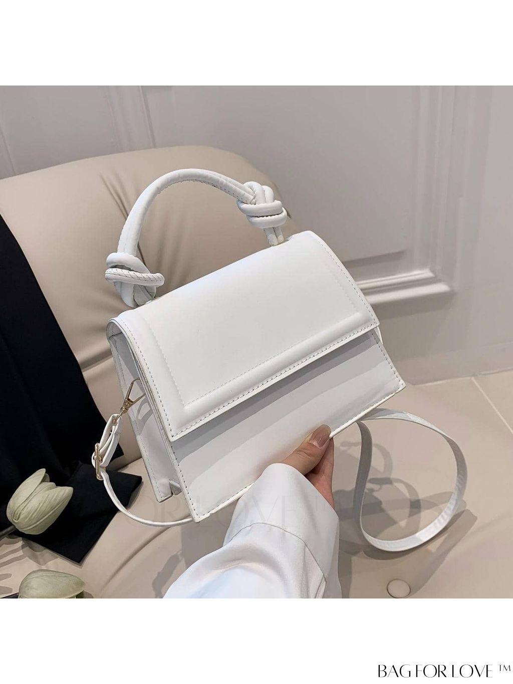 BagForLove - Chic PU Portable Crossbody Square Bag - Sleek, Compact, and Fashionable