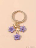 BagForLove - Customize Your Style: Exquisite Flower Charm Keychain for a Distinctive Touch