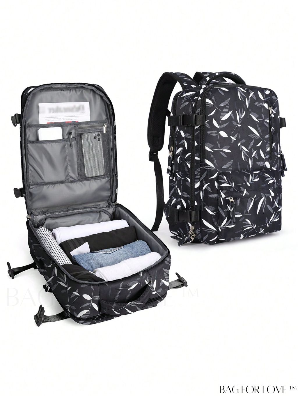 BagForLove - Premium Classic Medium Backpack with Zipper and Wet-Dry Separation