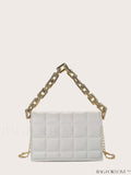 BagForLove - Compact Quilted Chain Square Bag with Subtle Detailing