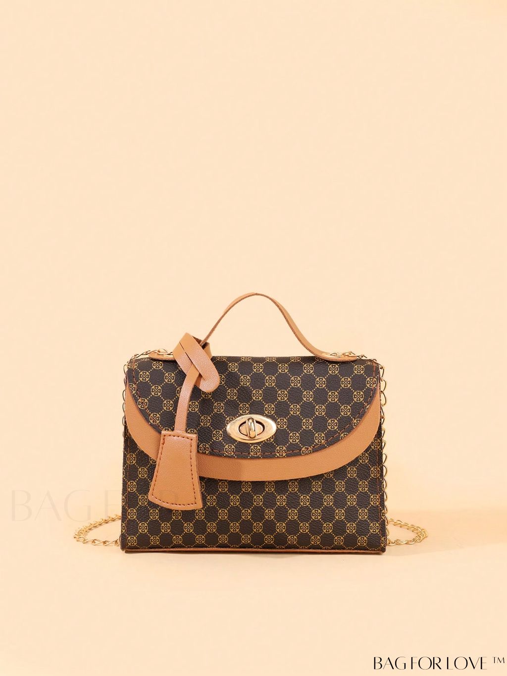 BagForLove - Neon Red Twilly Scarf Design Square Bag - Mini, Stylish, and Versatile!