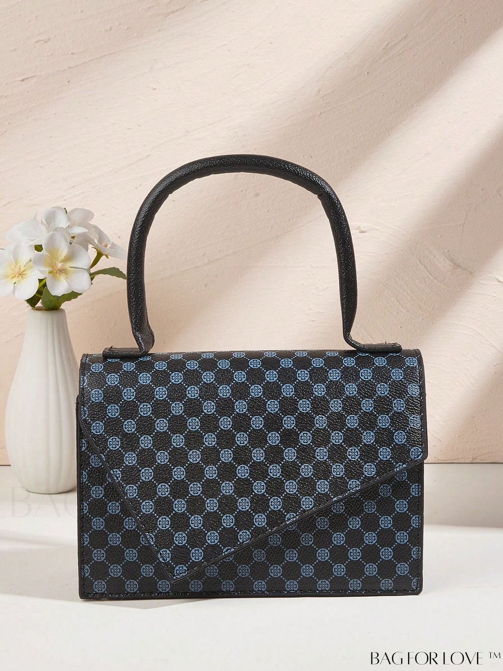 BagForLove - Crocodile Embossed Mini Flap Square Bag