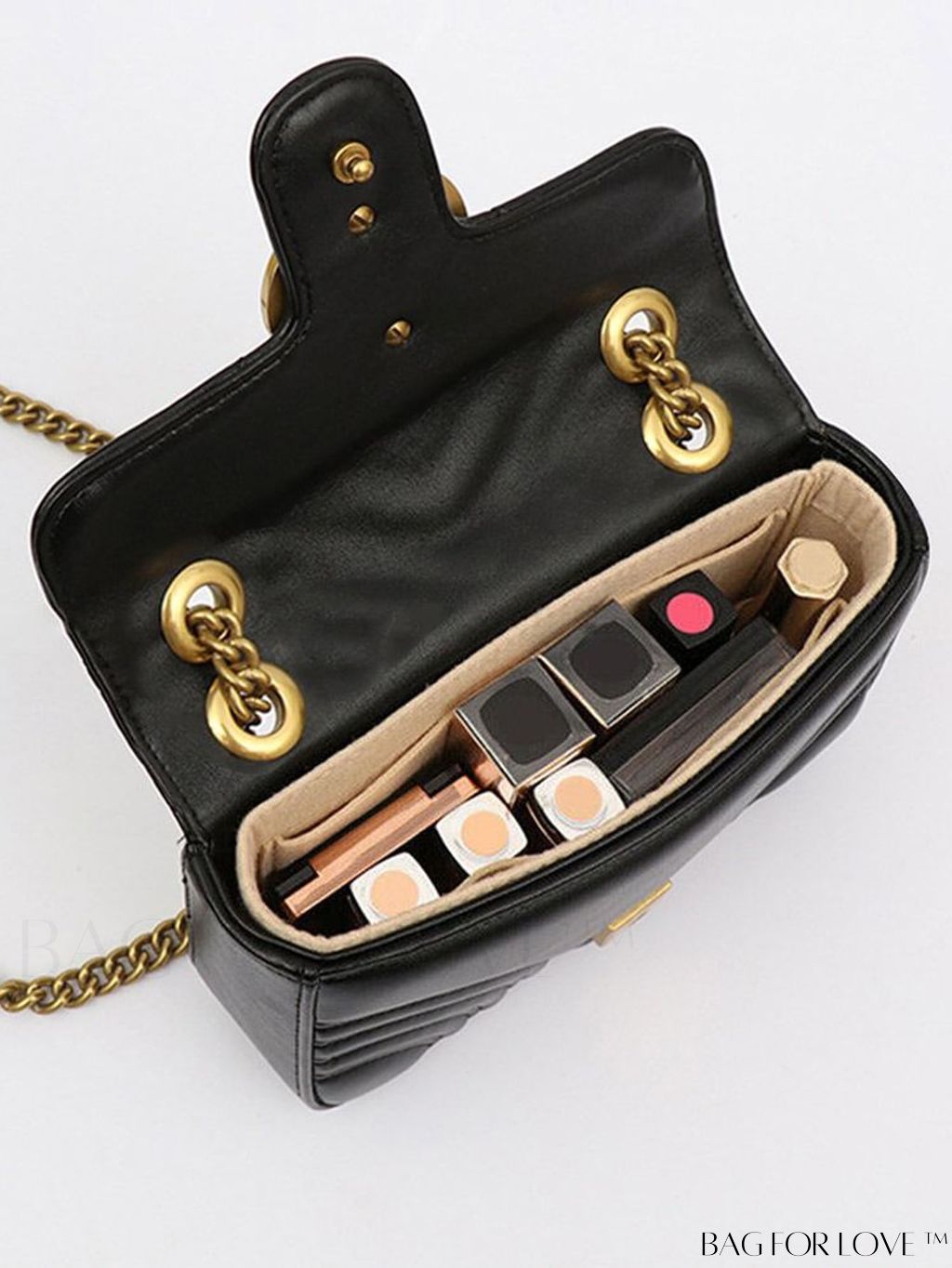 BagForLove - Felt Bag Insert in a Solid Color