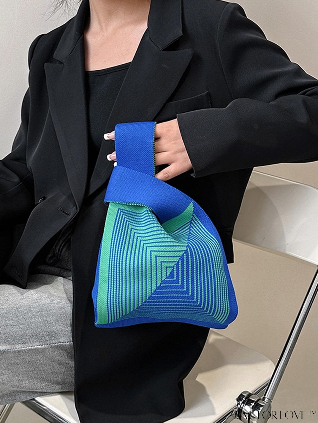 BagForLove - Compact Geometric Satchel with Twin Handles