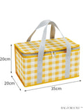 BagForLove - Portable Insulated Lunch Bag for Outdoor Picnics and Travel - Locking Freshness