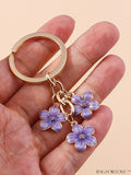 BagForLove - Customize Your Style: Exquisite Flower Charm Keychain for a Distinctive Touch