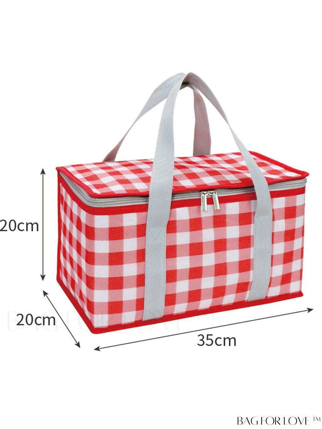 BagForLove - Portable Insulated Lunch Bag for Outdoor Picnics and Travel - Locking Freshness