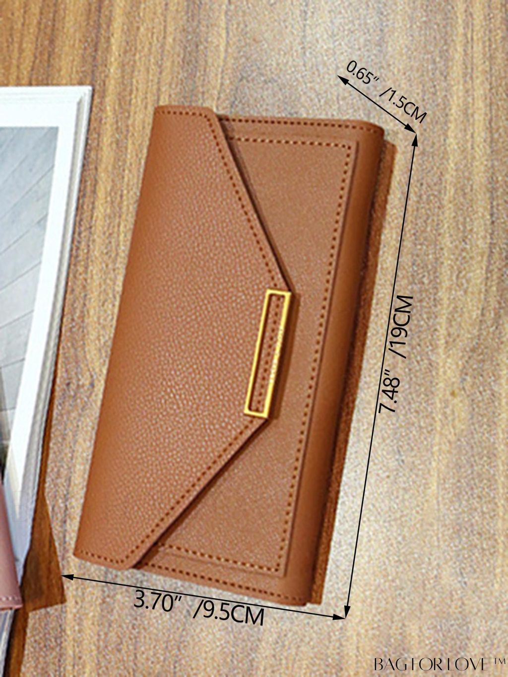 BagForLove - Stylish Personalized Long Wallet with Retro Charm and Versatile Multi-functionality