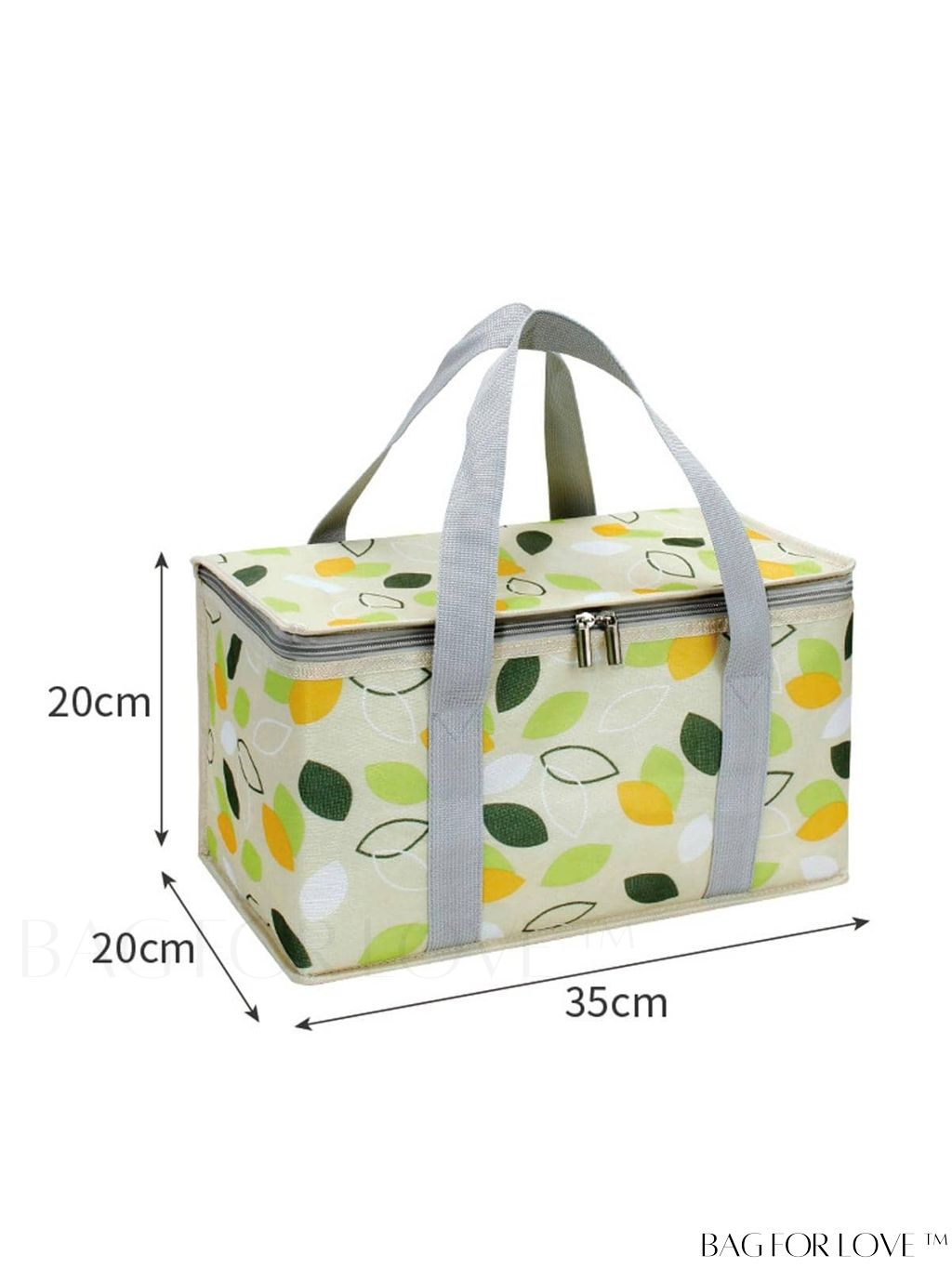 BagForLove - Portable Insulated Lunch Bag for Outdoor Picnics and Travel - Locking Freshness