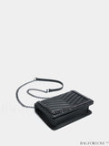 BagForLove - Chic Chevron Flap Square Bag with Chain Strap