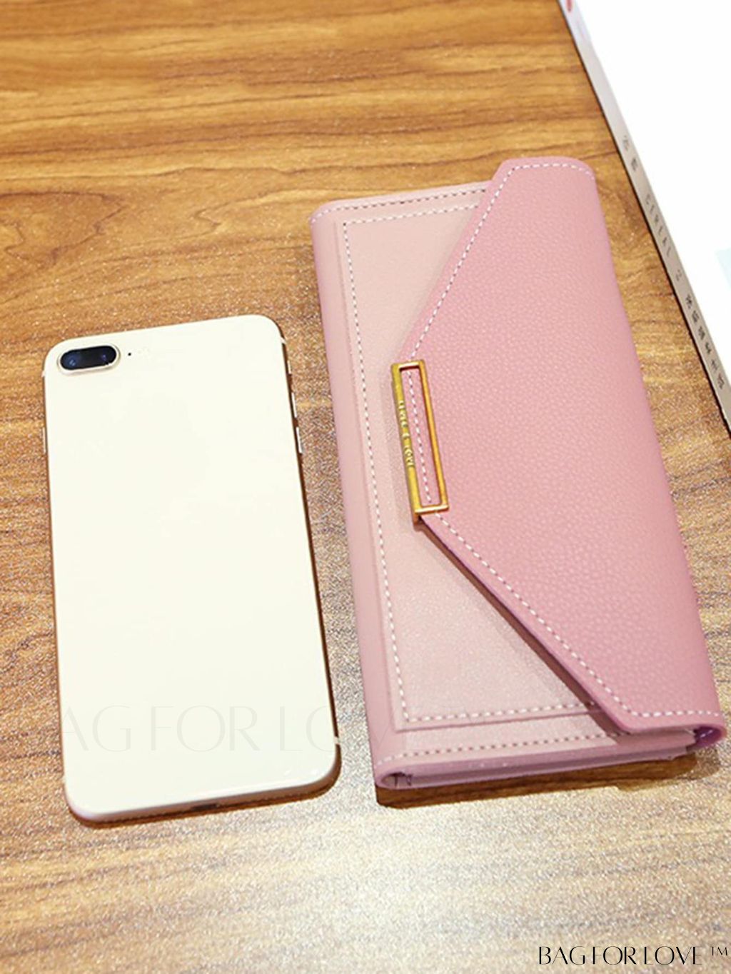 BagForLove - Stylish Personalized Long Wallet with Retro Charm and Versatile Multi-functionality